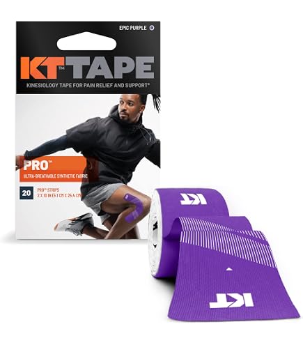 KT Tape Pro Kinesiology Therapeutic Sports Tape, Latex Free, Water