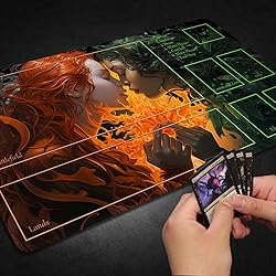 Premium Stitched MTG Playmat with Zones and