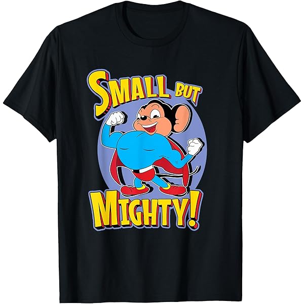 Amazon.com: Mighty Mouse - MM Save The Day T-Shirt : Clothing