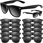 ASTARON Black Sunglasses Bulk, 6/12/24/48 Pack Sunglasses Party Favors for Summer Beach Pool Birthday Wedding Party Supplies