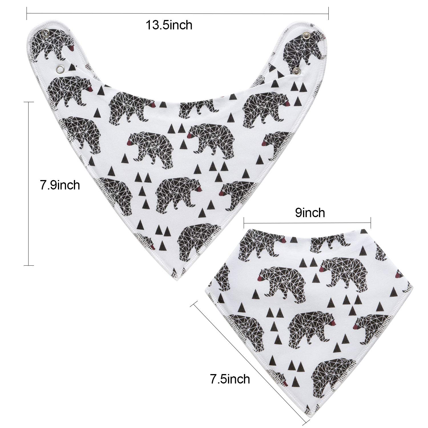 Cherub 10 Pack Baby Boys Bandana Drool Bibs For Drooling And Teething Feeding Baby Fcteutonia05 De
