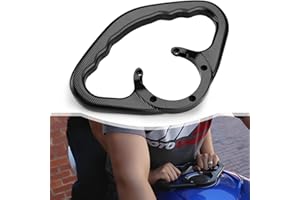 GZDLMOTO Motorcycle Passenger Grab Bar, for Yamaha YZF R1 R3 R6 R25 / MT 03 07 09 Tracer / FZ1 FZ6 FZ8 XJ6, Fuel Tank Armrest Front Passenger Hand Grip, CNC Process Aluminium (Black)
