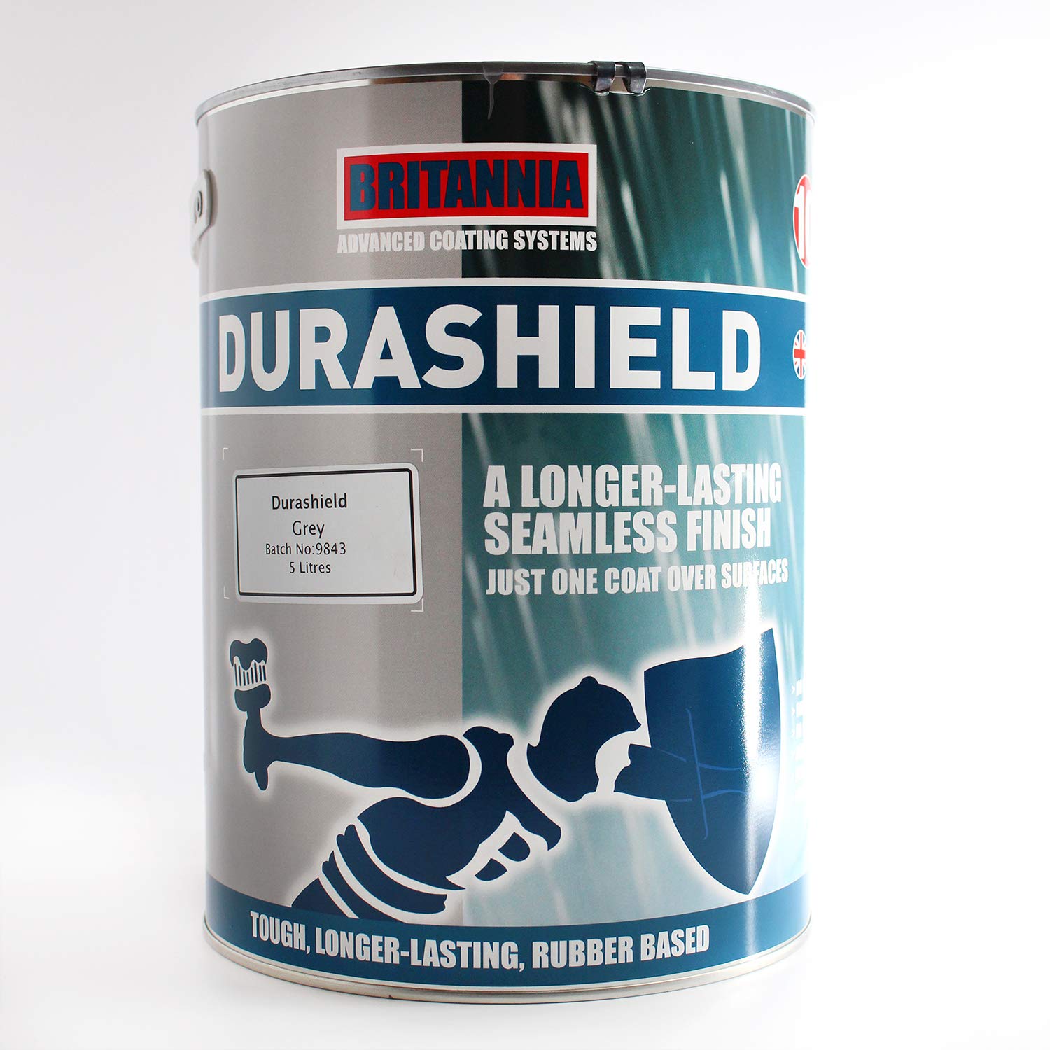 Buy Duield Grey Rubber Based Waterproof Roof Paint Coating Sealant 5