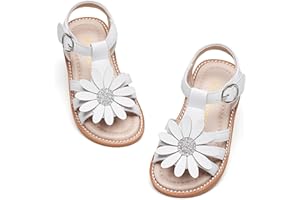 Kiderence Toddler Girls Sandals Little Girls Kids Summer Shoes Toddler Sandals