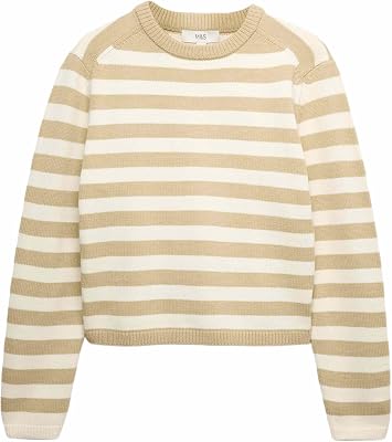 Jersey de Rayas Corto de algodón S