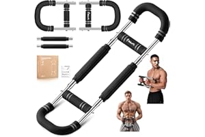 WELUVFIT Twister Arm Trainer for Men, Arm Trainer with Chest Workout Equipment|Multi-Functional Advanced Challenges-Adjustable Double Steel Spring Home Gym Fitness Equipment Enhance Upper Body Muscle Strength