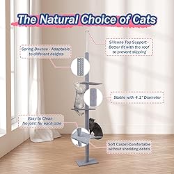 Cat Craft Cat Tree Floor to Ceiling 95-108" Tall