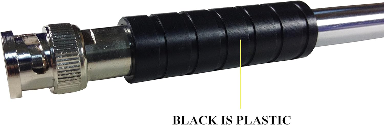 Anteenna TW-999BNC BNC Male Handheld Antenna Scanner Antenna (20-1300MHz) with BNC Male Connector for Scanner Radio and Frequency Counters: Home Audio & Theater