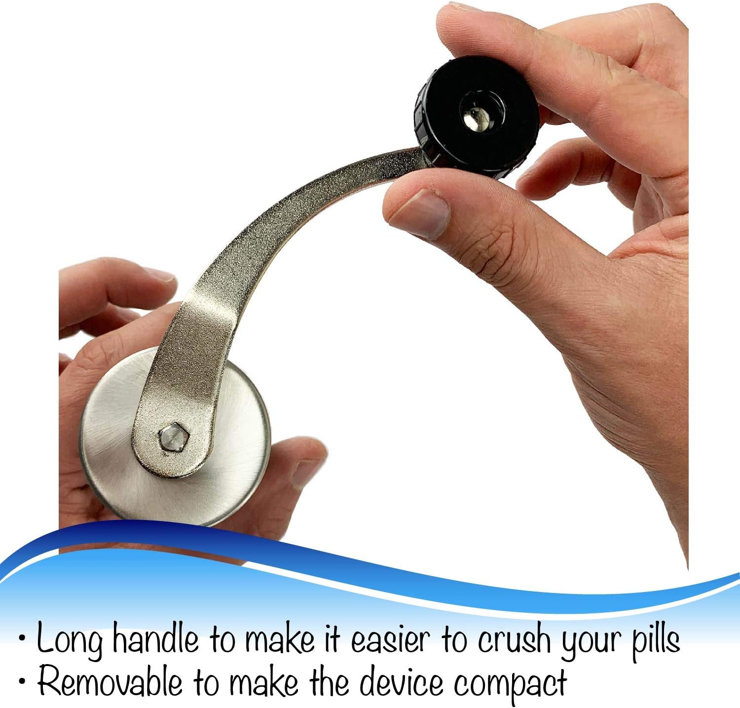 JFA Medical Pill Grinder/Crusher - Crushes Multiple Tablets/Pills into a fine Powder, Multicolor - Image 5