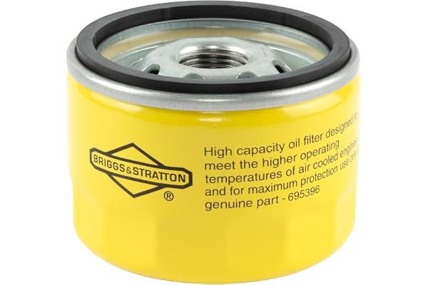 Briggs & Stratton 696854 Oil Filter Replacement for Models 795890, 92134GS, 92134 & 695396, Yellow, 1