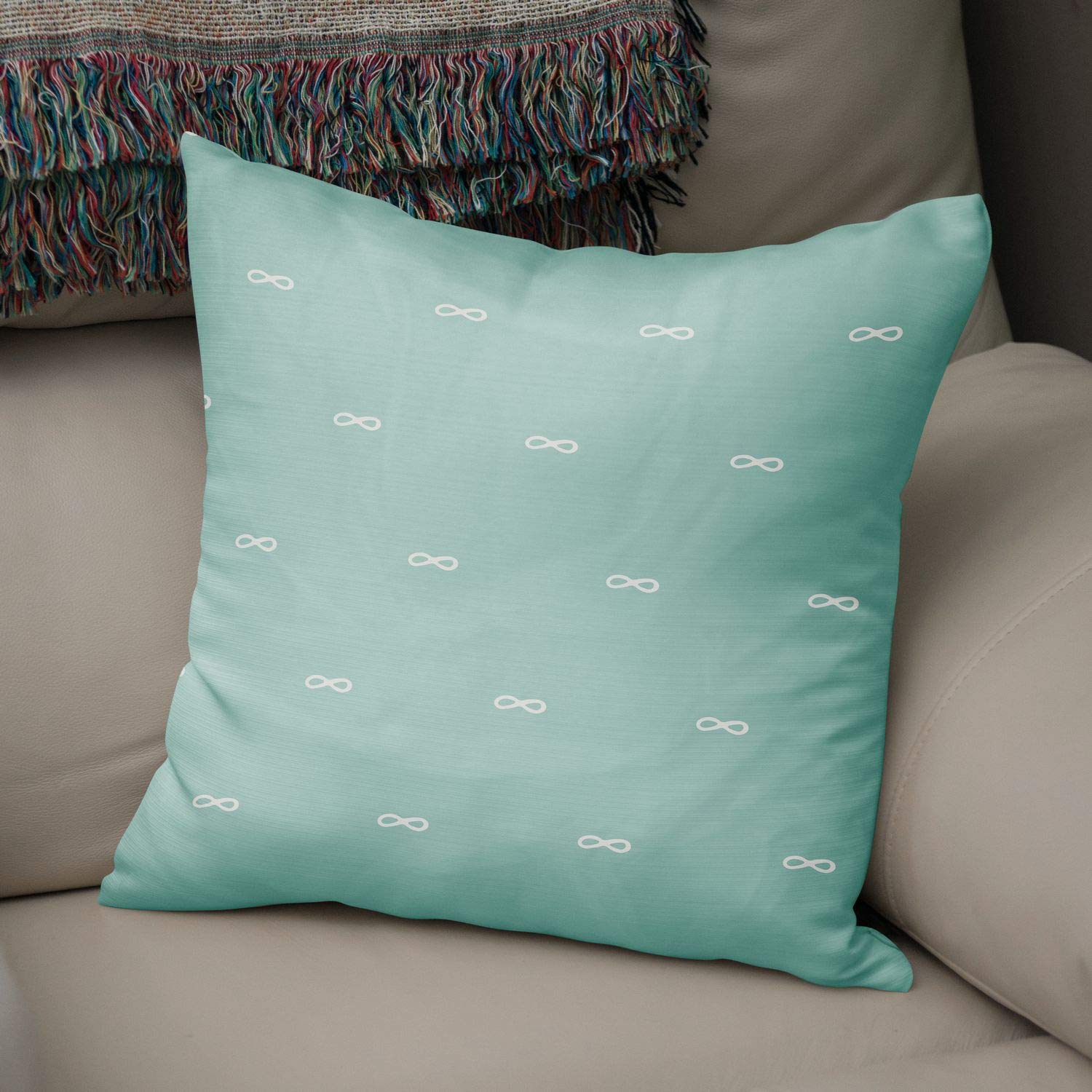 Bonamaison Decorative Cushion Cover Random Pattern, Throw Pillow Covers, Home Decorative Pillowcases for Livingroom, Sofa, Bedroom, Size:43X43 Cm - Designed and Manufactured in Turkey