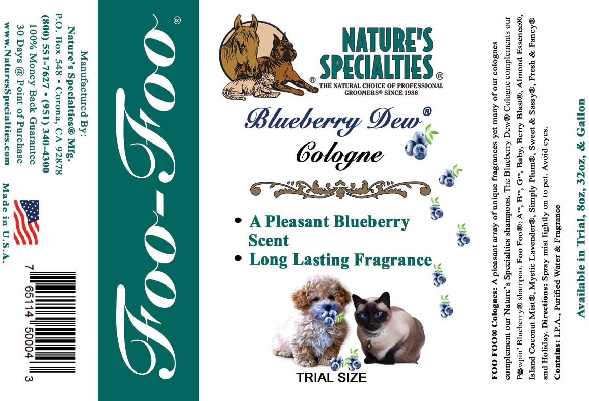 blueberry dog cologne