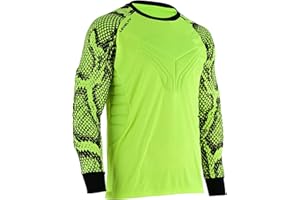 Levelty Multi Padded Goalkeeper Jersey Adult/Kids Football Shirt Long Sleeve Goalie Soccer Mens Goalkeeper Jersey