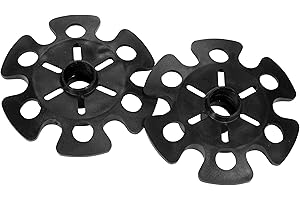 Yukon Charlie's Trekking Pole Accessory - Snow Basket (LP03), Black