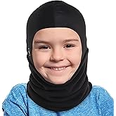 Tough Headwear Ski Mask Kids Boys Girls - Kids Balaclava Ski - Neck Gaiter - Kid Neck Warmer with Helmet Liner Hood