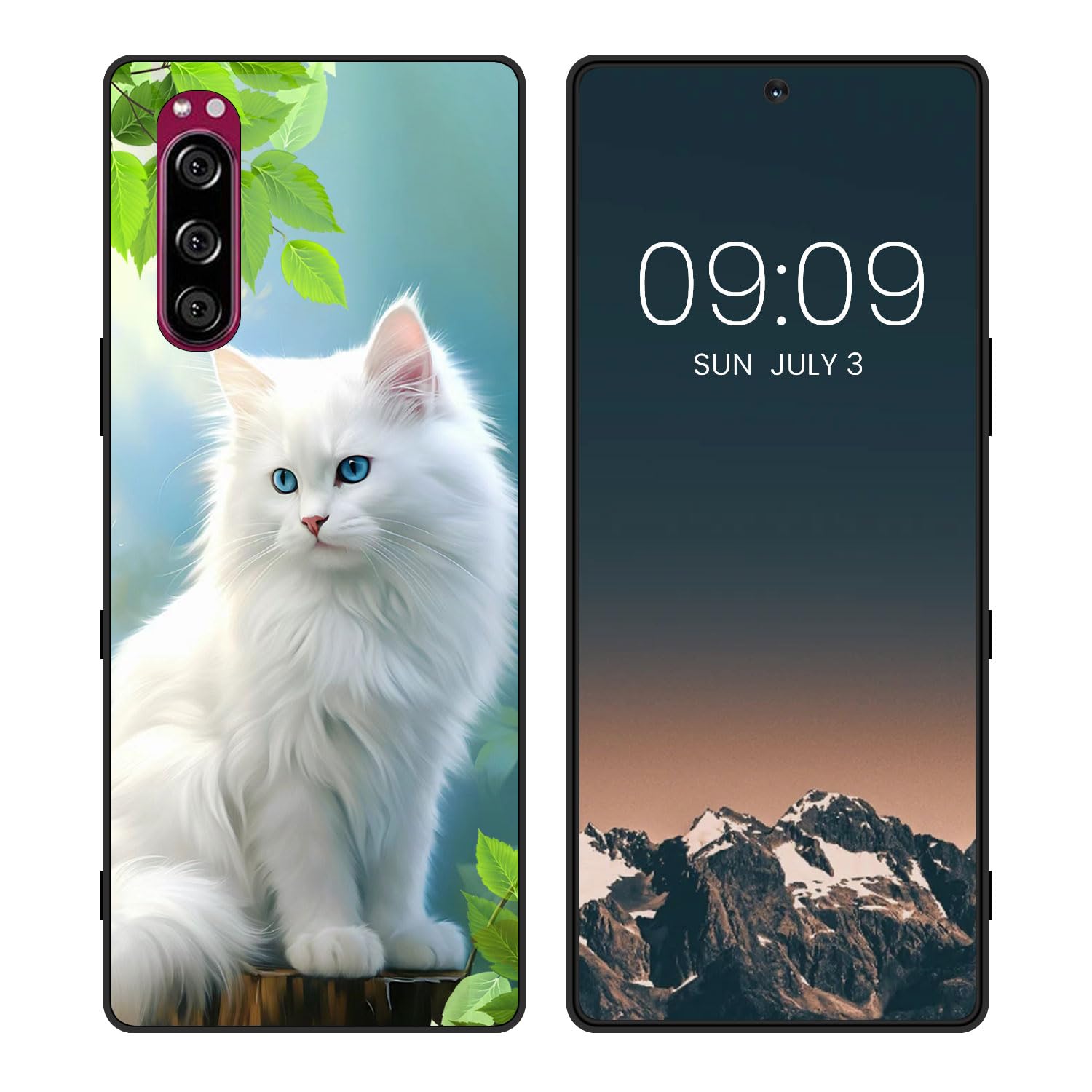 WUACYEAMING for Sony Xperia 5 Cute Case,Soft