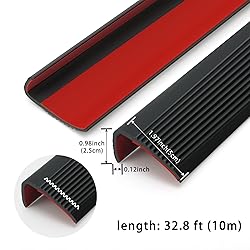 Taaizau Stair Anti Slip Nosing, Self-Adhesive Vinyl