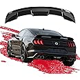 AAriguthel 2015-2023 Mustang Ecoboost Spoiler Compatible with Mustang V6/V8/Shelby/GT/EcoBoost Coupe 2 Door Models GT 350 GT500 Style ABS Trunk Rear Spoiler Wing