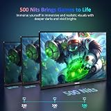 NexiGo 16 inch Portable Gaming Monitor 2.5K 144Hz 500Nits FreeSync G-SYNC HDMI view 5