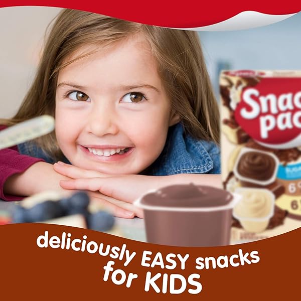 SNACK PACK SUGAR FREE CHOCOLATE AND VANILLA FLAVORED PUDDING FAMILY PACK, 12 COUNT PUDDING CUPS
