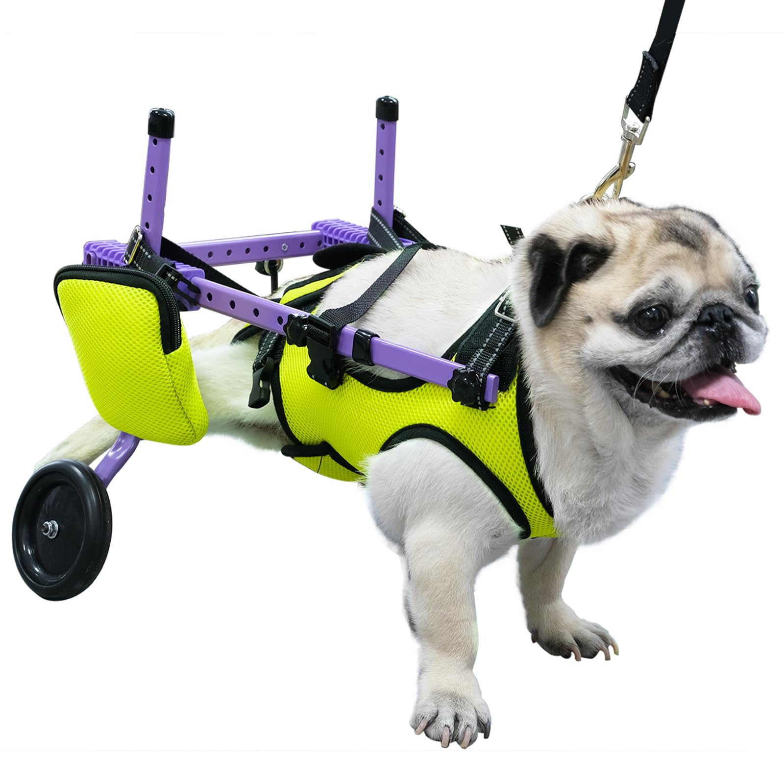 Photo 1 of **used, very small**ZUAGI pet Wheelchair for Back Legs,Suitable for Back Legs,Cart Doggy Wheelchair for Disabled Legs Walking Mobility,Cat/Dog Hip Brace Leg Support