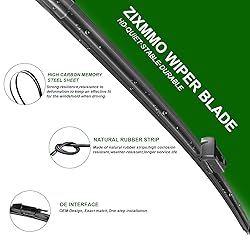2 Factory Wiper Blades Replacement for BMW 5 6