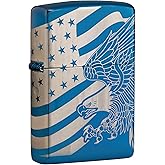 Zippo Patriotic Design Pocket Lighter, Blue, One Size