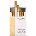 Honeyrose Herbal Cigarettes "VANILLA" Flavor, 100% Tobacco & Nicotine FREE, 100% Natural, Herbal Smokes, Quit Smoking, Made In England