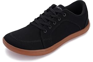WHITIN Men's Canvas Barefoot & Minimalist Shoes | Zero Drop Sole | Wide Toe Box