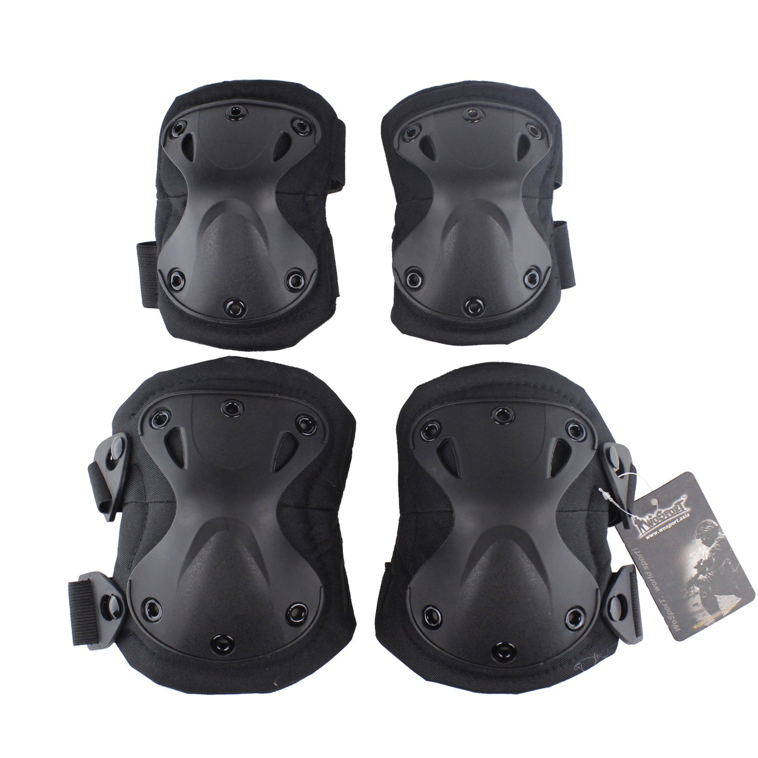 OAREA Tactical Sport Protective King Kong Gear Set Outdoor Multi Color Safety Kneepad Elbow for Military Airsoft Hunting