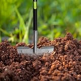 KKTECH Heavy Duty Half Moon Lawn Edger Tool Carbon Steel Garden Edging Knife view 5