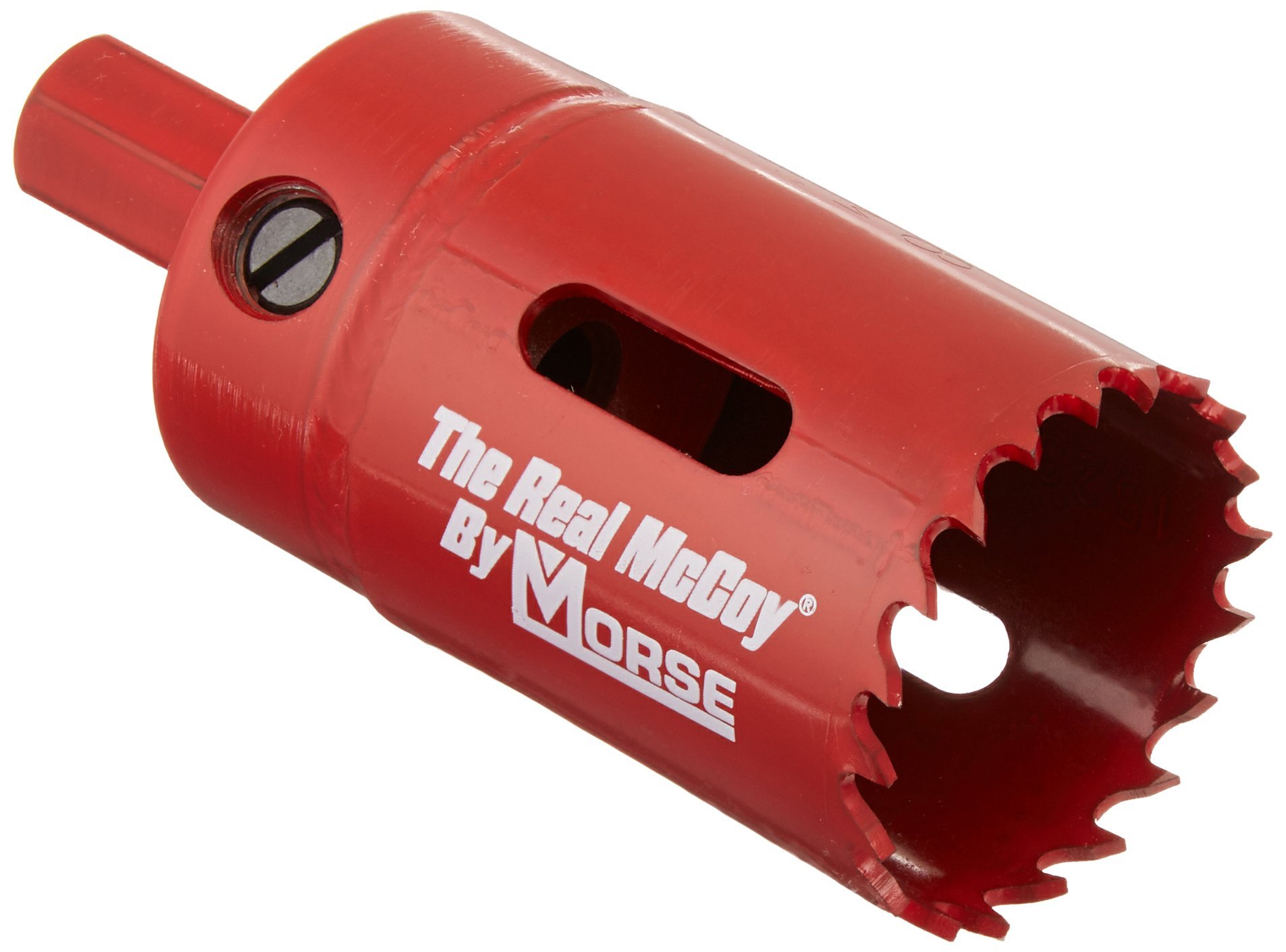 MK Morse TA22 1-3/8" Real McCoy Bi-Metal Hole Saw Arbor Attached