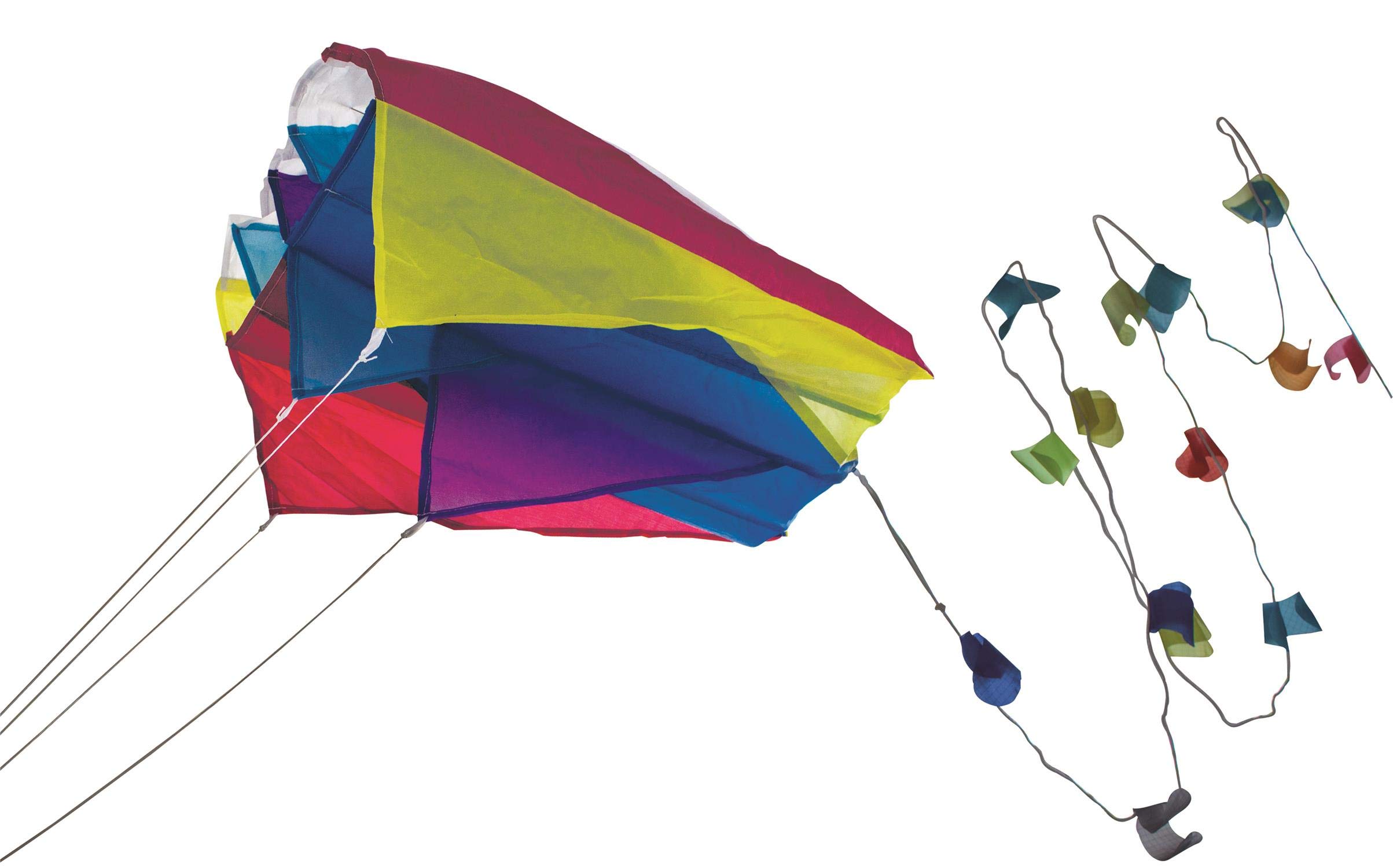 Guenther 1189 60 x 51 cm Mini Para Foil Classic Single Line Kite with Sail