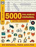 5000 Palabras Sopa de Letras Tamaño Grande en