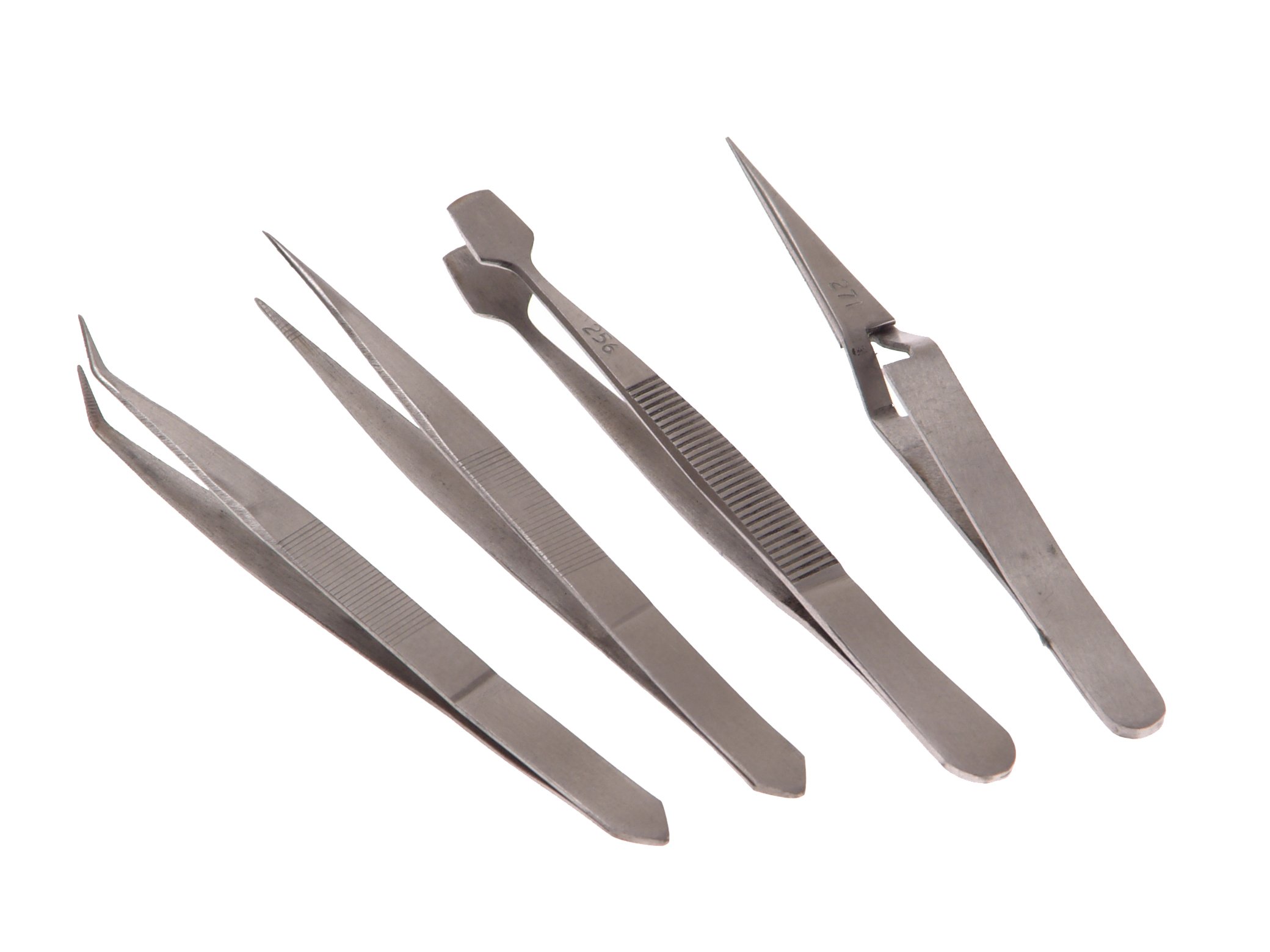 Faithfull FAITWSET4 Tweezer Set (4 Pieces)