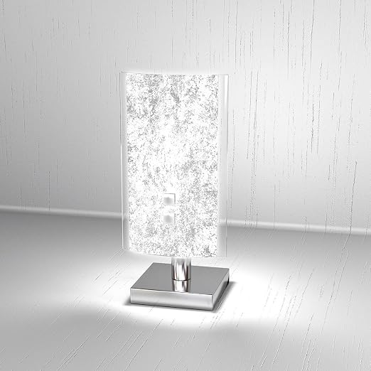 Lampada Da Tavolo Moderna Bricka Lumetto Diffusore In Vetro