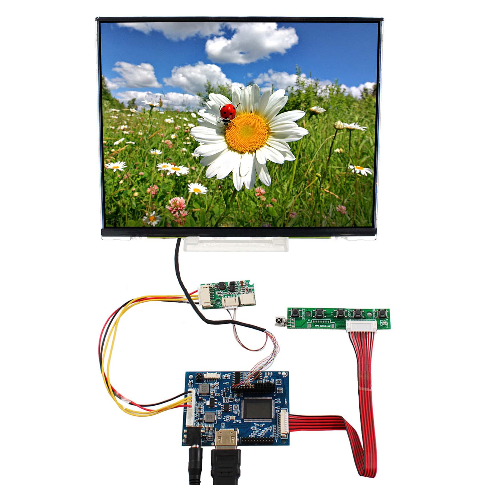 VSDISPLAY Audio LCD Controller Board With 10.4" 1024x768 25Pins LVDS LCD Panel