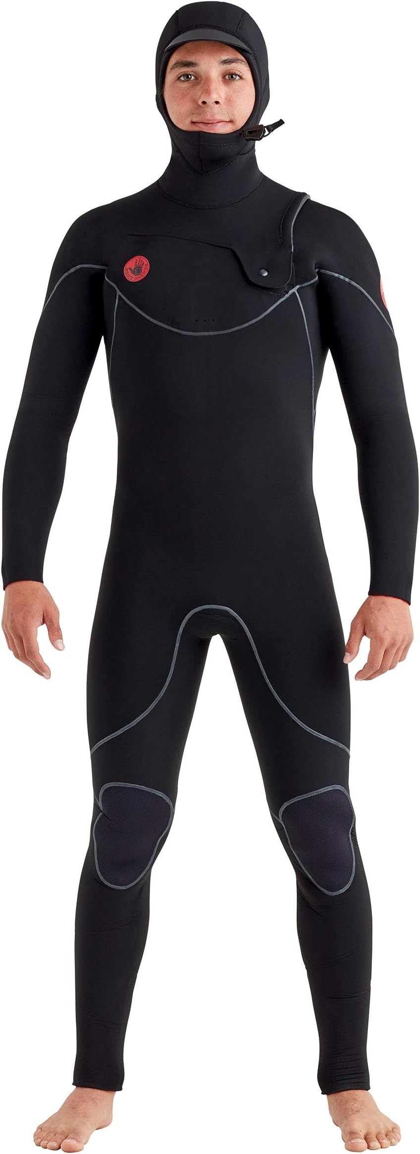 Red Cell Slant Zip Hooded Fullsuit 5/4/3MM