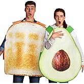 HooLing 2Pcs Couples Halloween Costumes for Adults Couples Outfits Costume Apparel Accessories for Halloween Cosplay Dress up