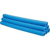 Speedway Motors Blue Roll Bar Padding Set of 6 High Density Impact Foam 36 Inch Length Fits 1-5/8 to 1-3/4 Inch Roll Cage Tubing Offset Hole Racing Safety Padding