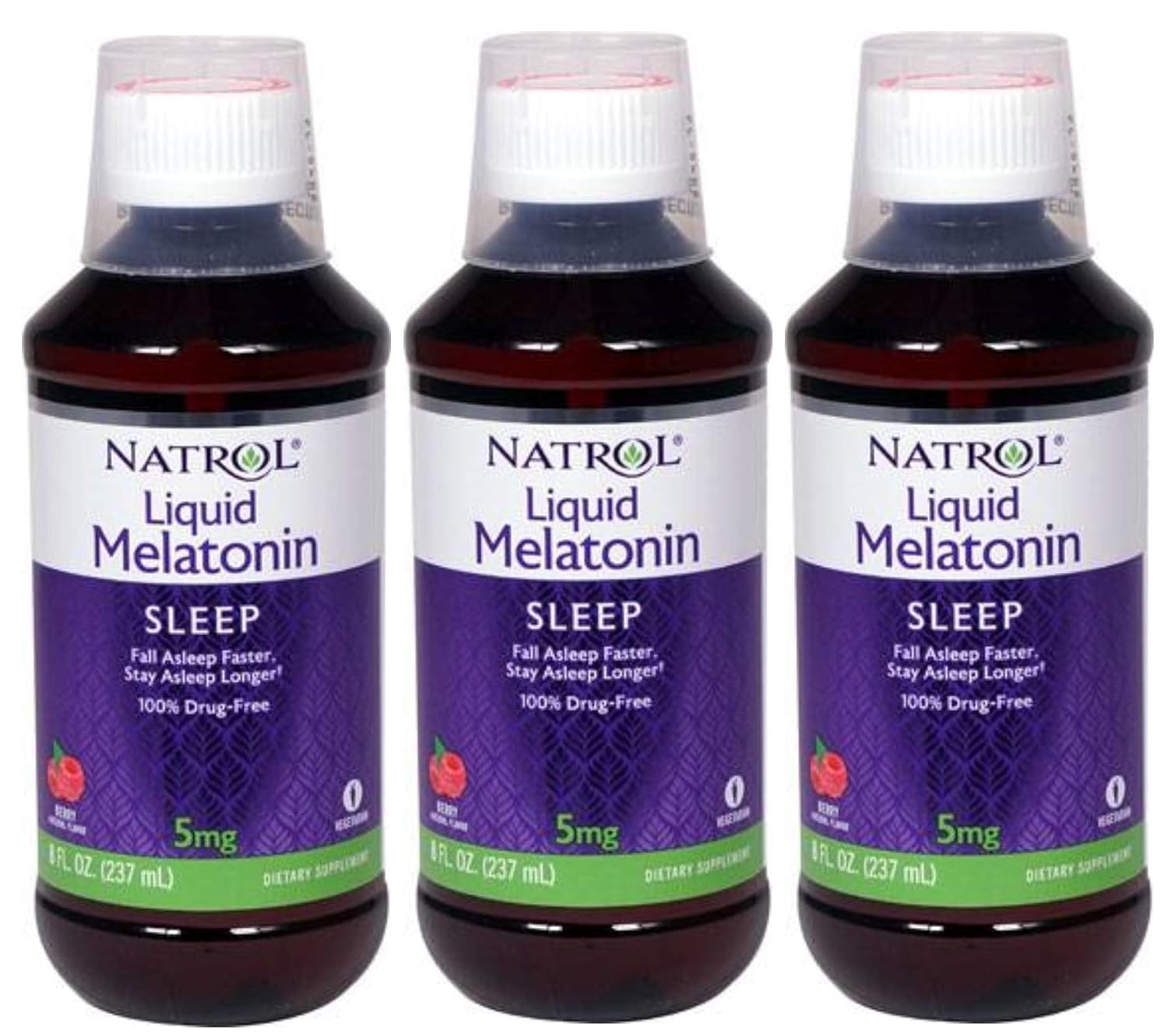 Amazon.com: Natrol Melatonin 5mg Sleep Liquid Berry 8 fl oz (3 Pack): Health & Personal Care
