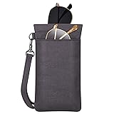 FINTIE Double Eyeglasses Pouch with Carrying