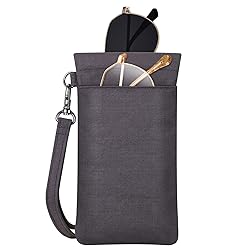 FINTIE Double Eyeglasses Pouch with Carrying