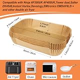 YQL Air Fryer Liners 150Pcs Parchment Paper for Ninja AF300UK AF400UK view 2