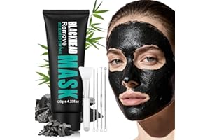 Blackhead Remover Mask Kit, Purifying Charcoal Peel Off Face Mask for Women & Men Pore Cleansing, Includes Blackhead Extracto