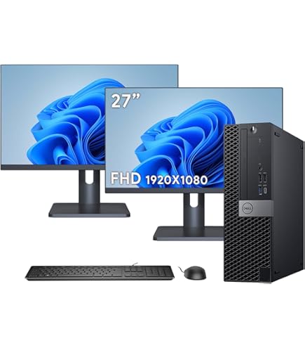 Dell OptiPlex Desktop Tower Computer Intel Core i7 8700 8th Gen
