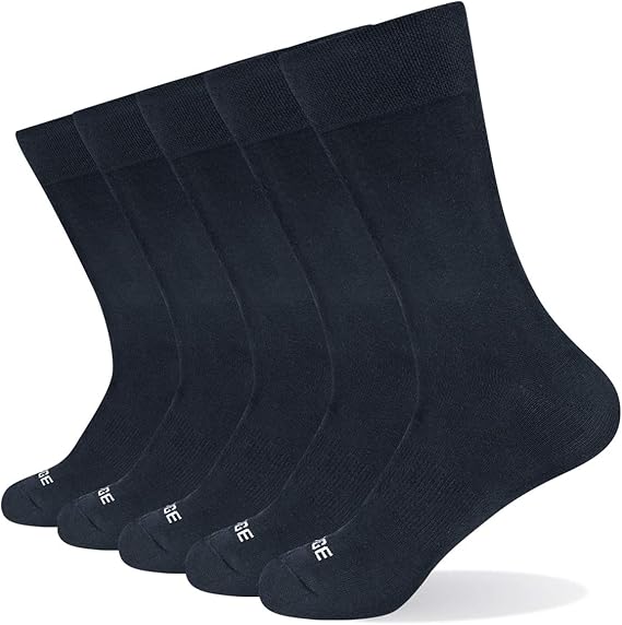 Amazon Co Jp Yuedge 靴下メンズ ビジネスソックス 抗菌消臭 吸汗速乾 弾力耐久 竹炭紳士靴下 春夏秋用 25 29 5足セット 服 ファッション小物