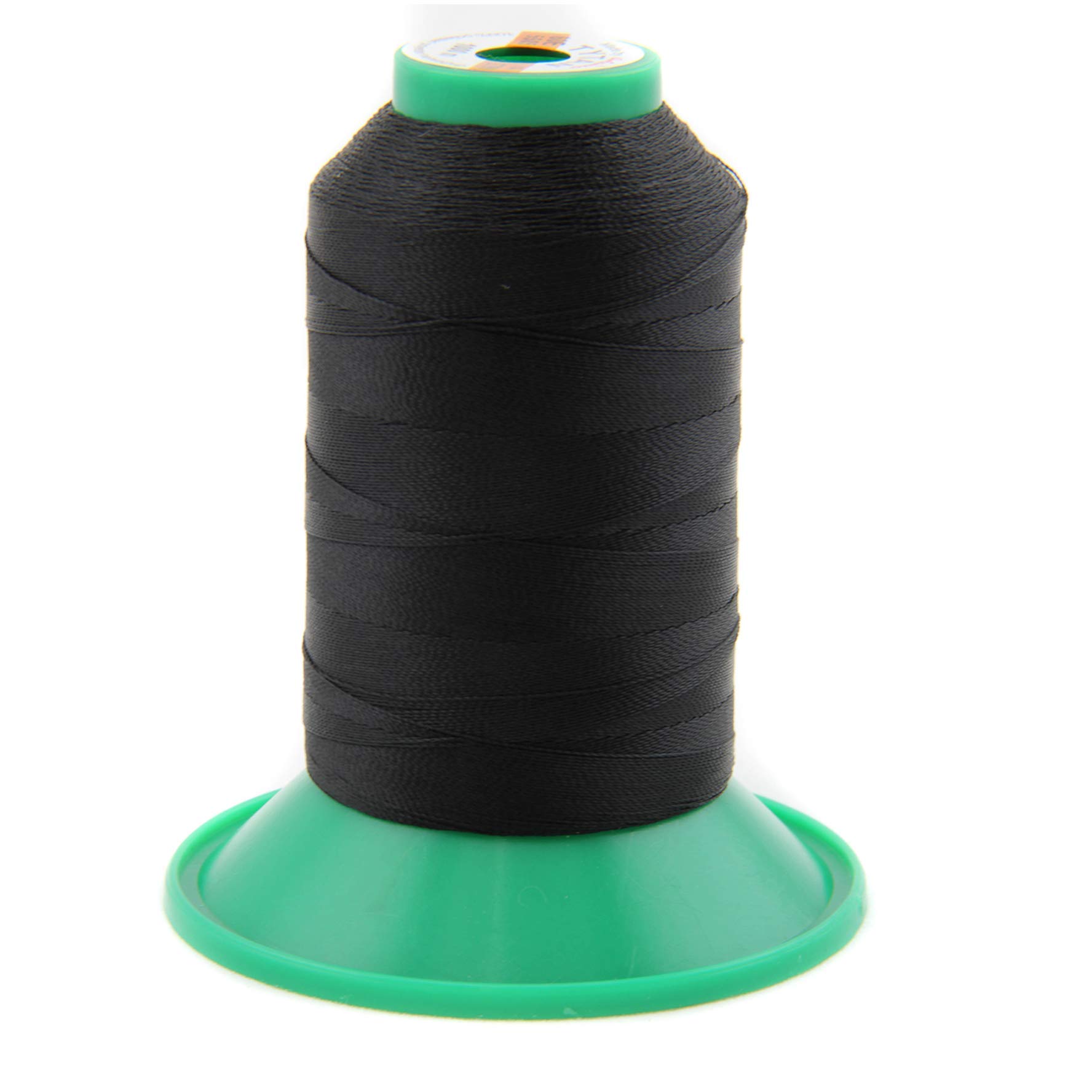 NTS Sewing Technology 1000 m Sewing Thread, Leather Thread 60, Choice of Colours, Filament Yarn for Leather, Black