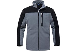 Rdruko Men's Fleece Jackets Full Zip Lightweight Outdoor Hiking Jackets Winter Coats
