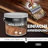 WOCA Master Color Oil White 1L Wood Furniture Floors Trim Cabinets Plant Based view 4